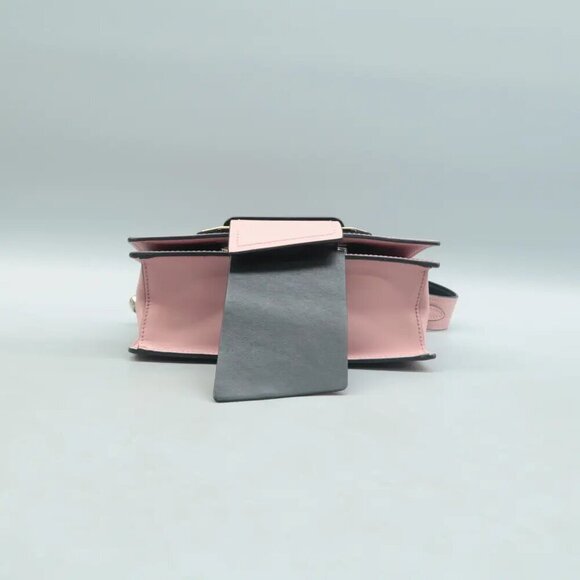 100% Authentic PRADA Ribbon Pink Leather Shoulder Bag 722-092624 - Picture 5 of 12